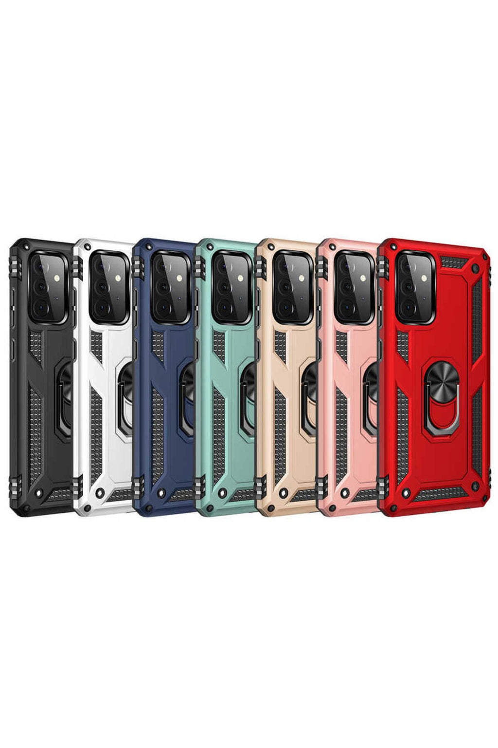 Galaxy A52 Kılıf Zore Vega Kapak - Siyah