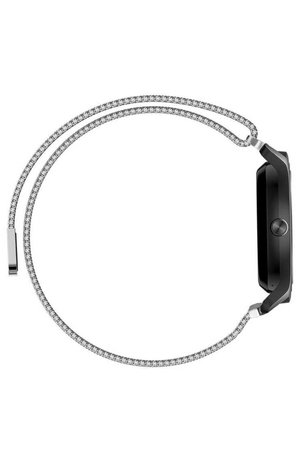 Galaxy Watch 46mm (22mm) Uyumlu KRD-12 Metal DSB Kordon Açık Mor
