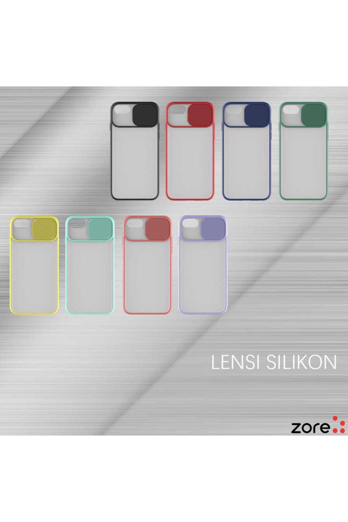 iPhone SE 2022 Uyumlu Zore LNSM-i Kılıf-Koyu Yeşil