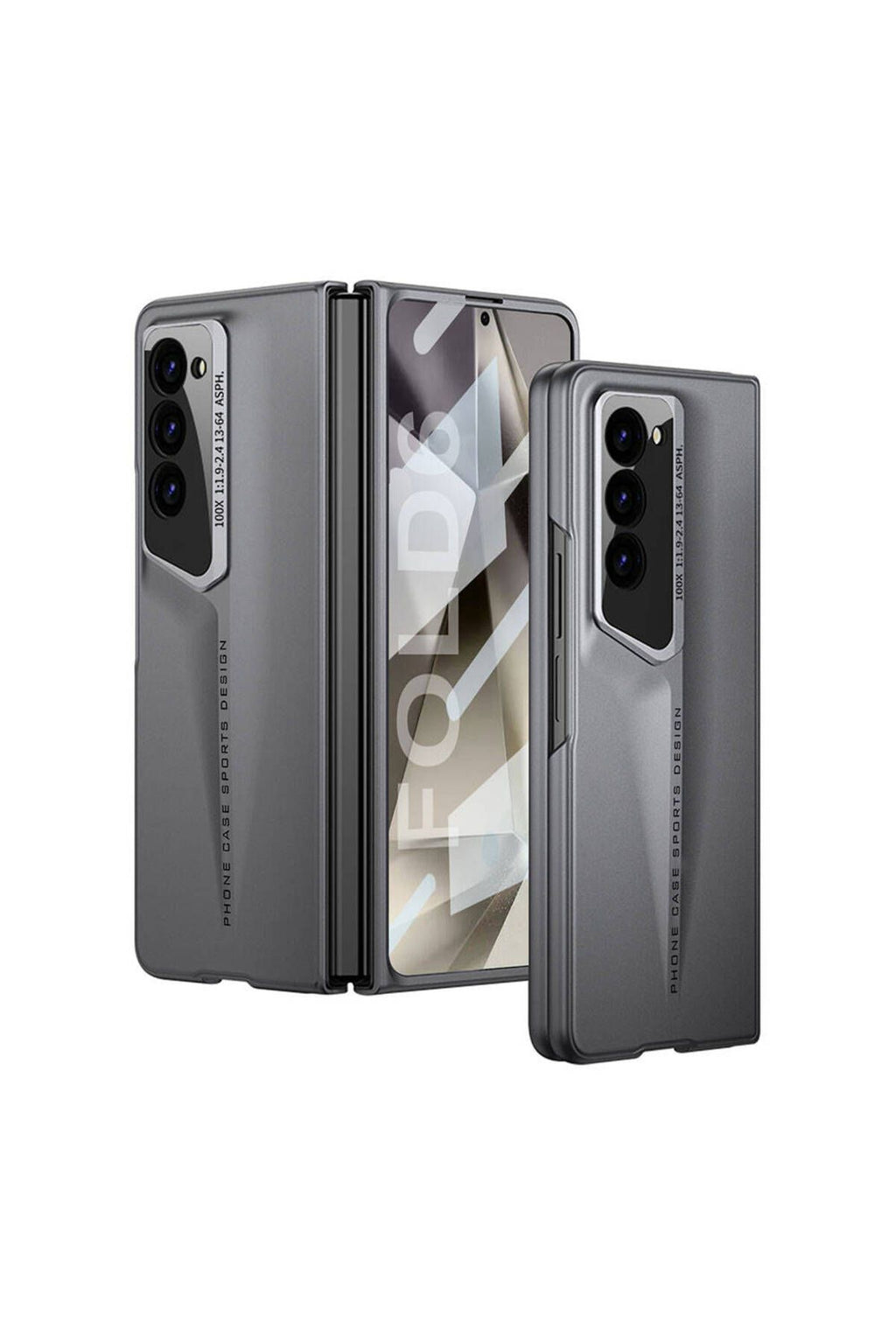 Galaxy Z Fold 6 Kılıf Ultra İnce Kamera Korumalı Sert Rubber Zore Procase Kapak-Yeşil