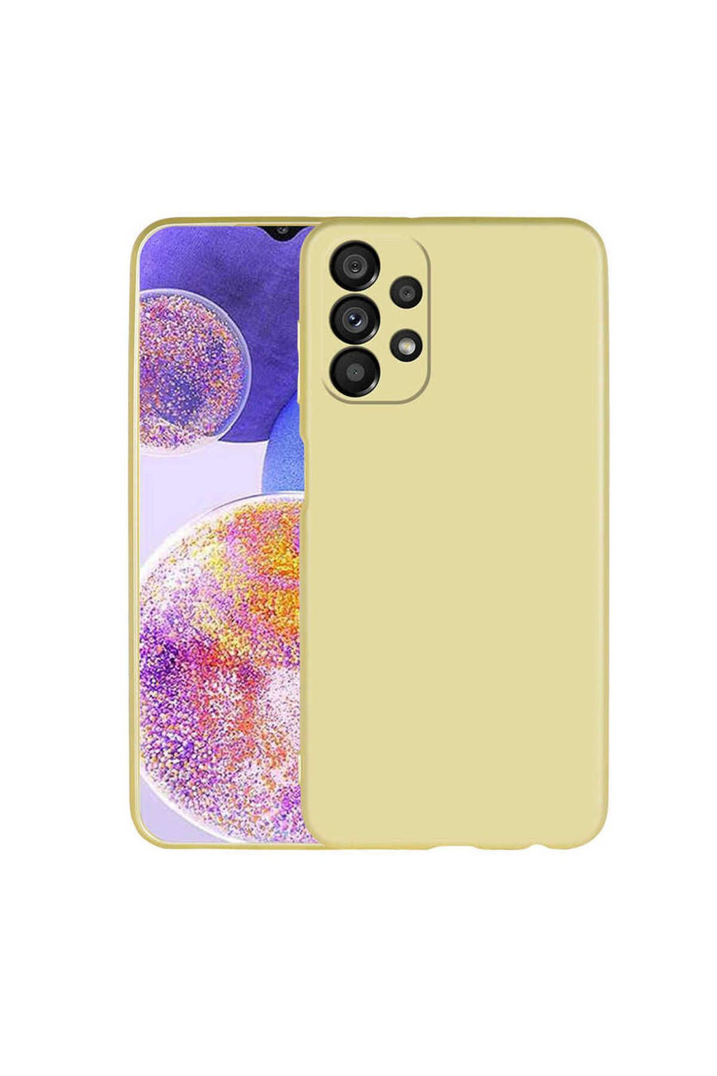 Galaxy A23 Kılıf Zore Premier Silikon Kapak - Rose Gold