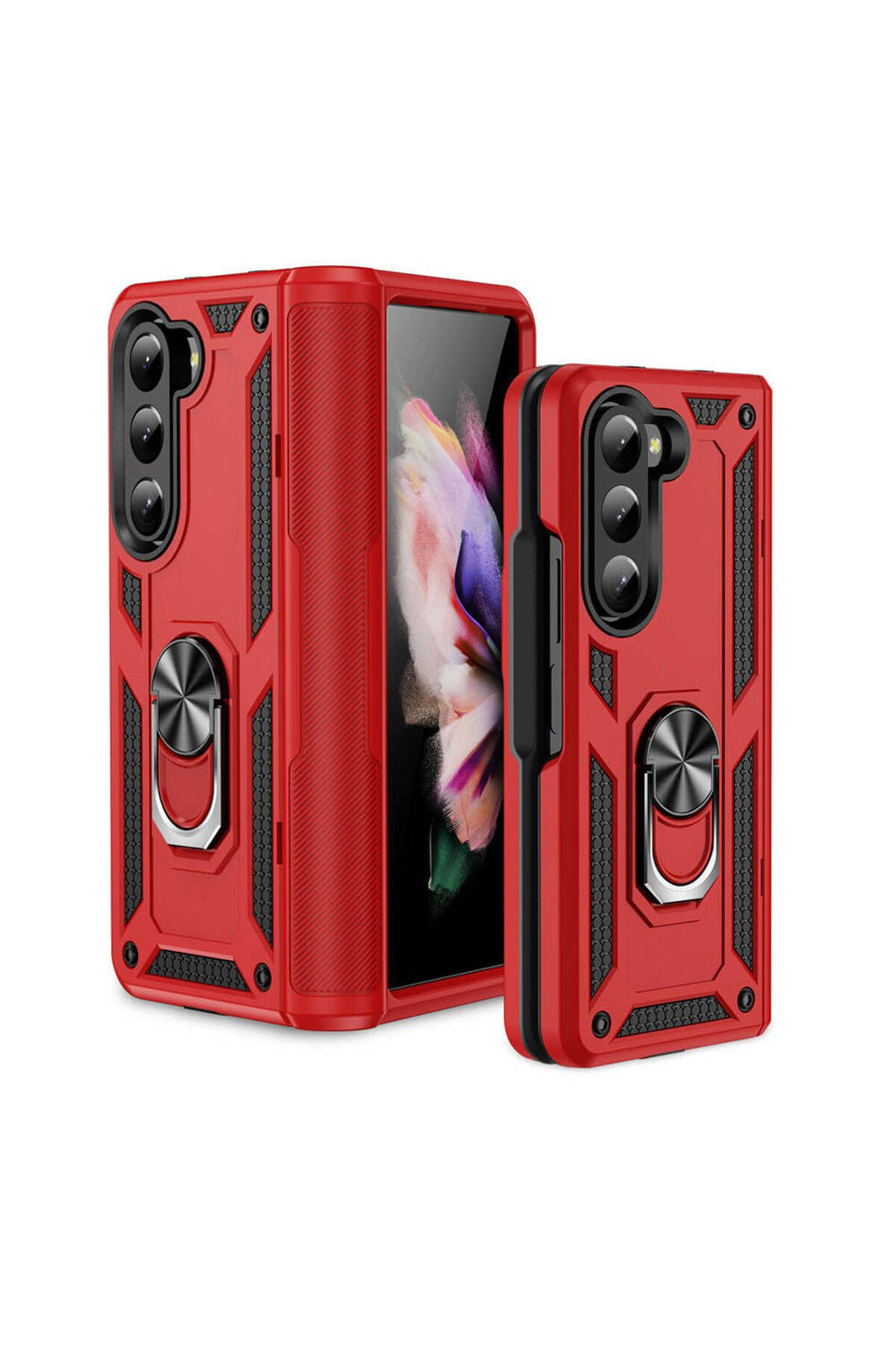 Galaxy Z Fold 5 Uyumlu Zore Vega Kılıf-Siyah