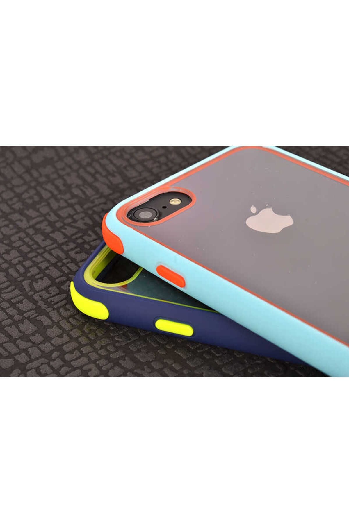 iPhone SE 2022 Uyumlu Zore Tiron Kılıf-Yeşil