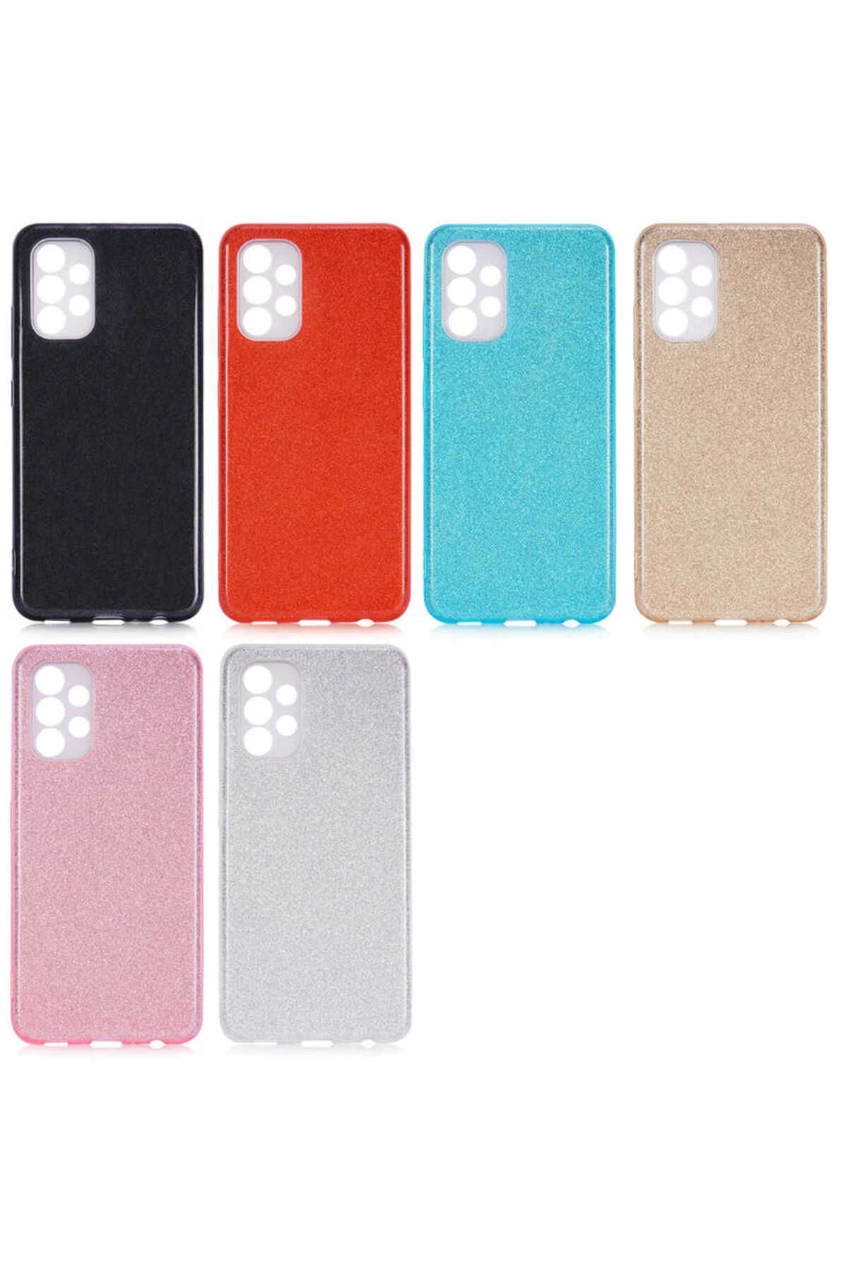 Galaxy A23 Kılıf Zore Shining Silikon - Siyah