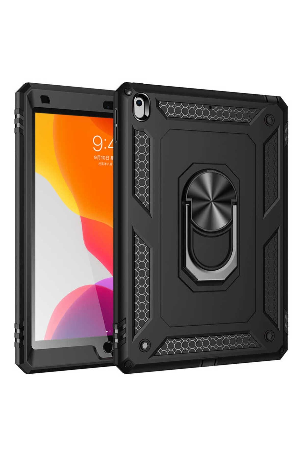 iPad 10.2 2021 (9.Nesil) - Uyumlu Uyumlu Zore Tablet Vega Kapak-Siyah