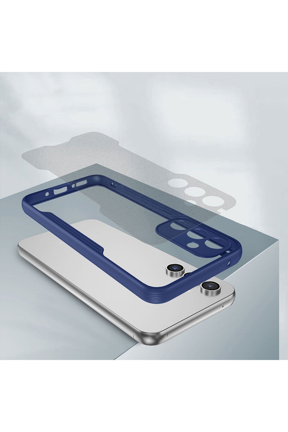 Galaxy A34 Kılıf Zore Parfe Kapak - Koyu Yeşil