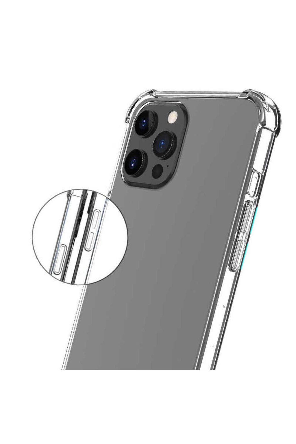 iPhone 14 Pro Max Uyumlu Zore Nitro Anti Shock Silikon-Renksiz