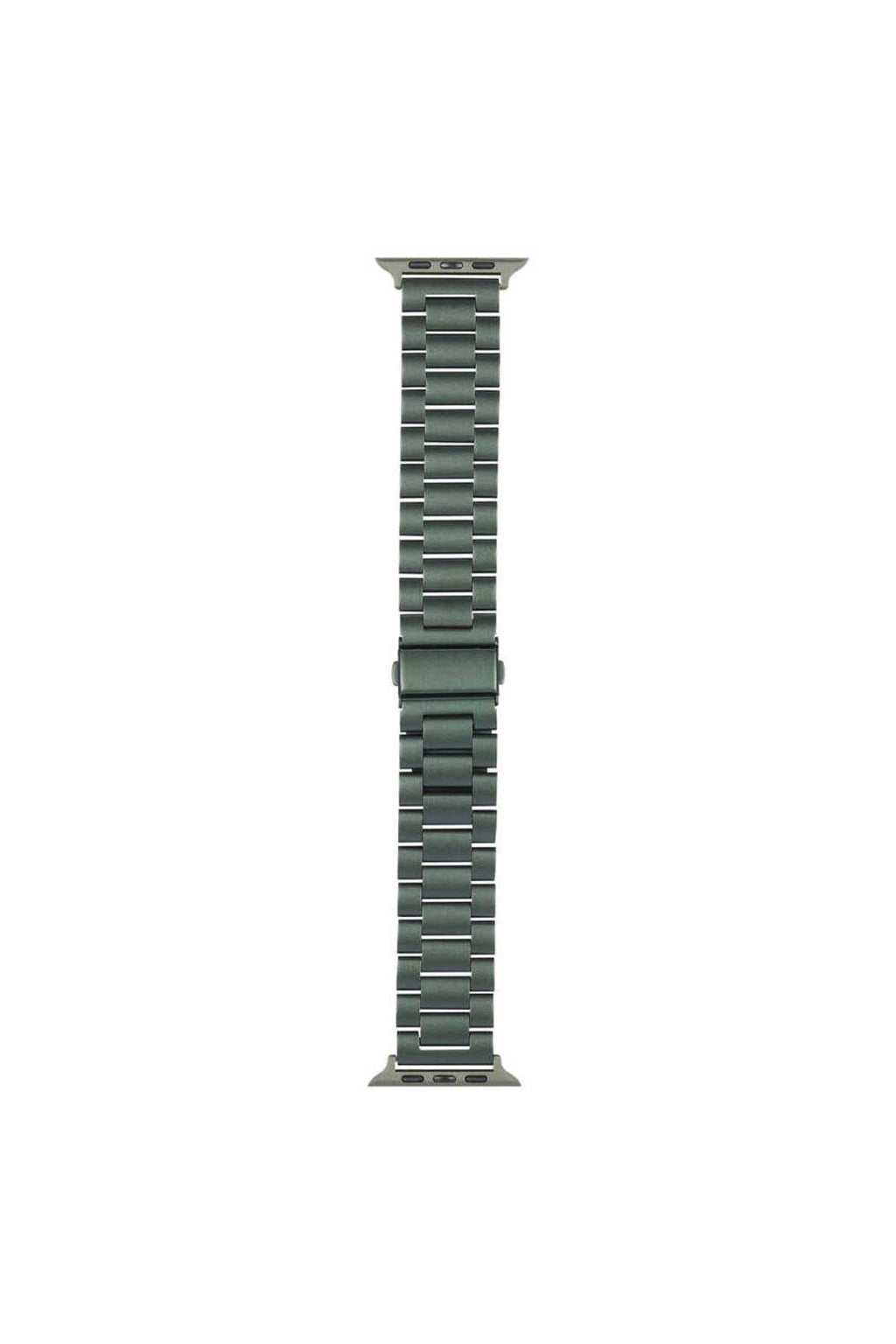 Watch Ultra 49mm Kordon Uyumlu KRD-04 Metal Strap Kayış CLO- Gümüş