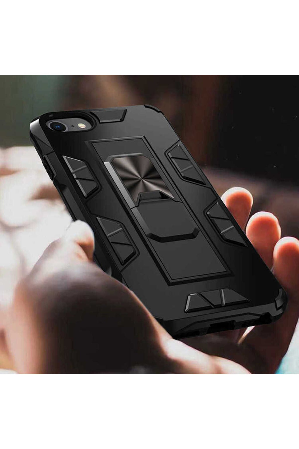 iPhone SE 2022 Kılıf Zore Volve Kapak - Gold