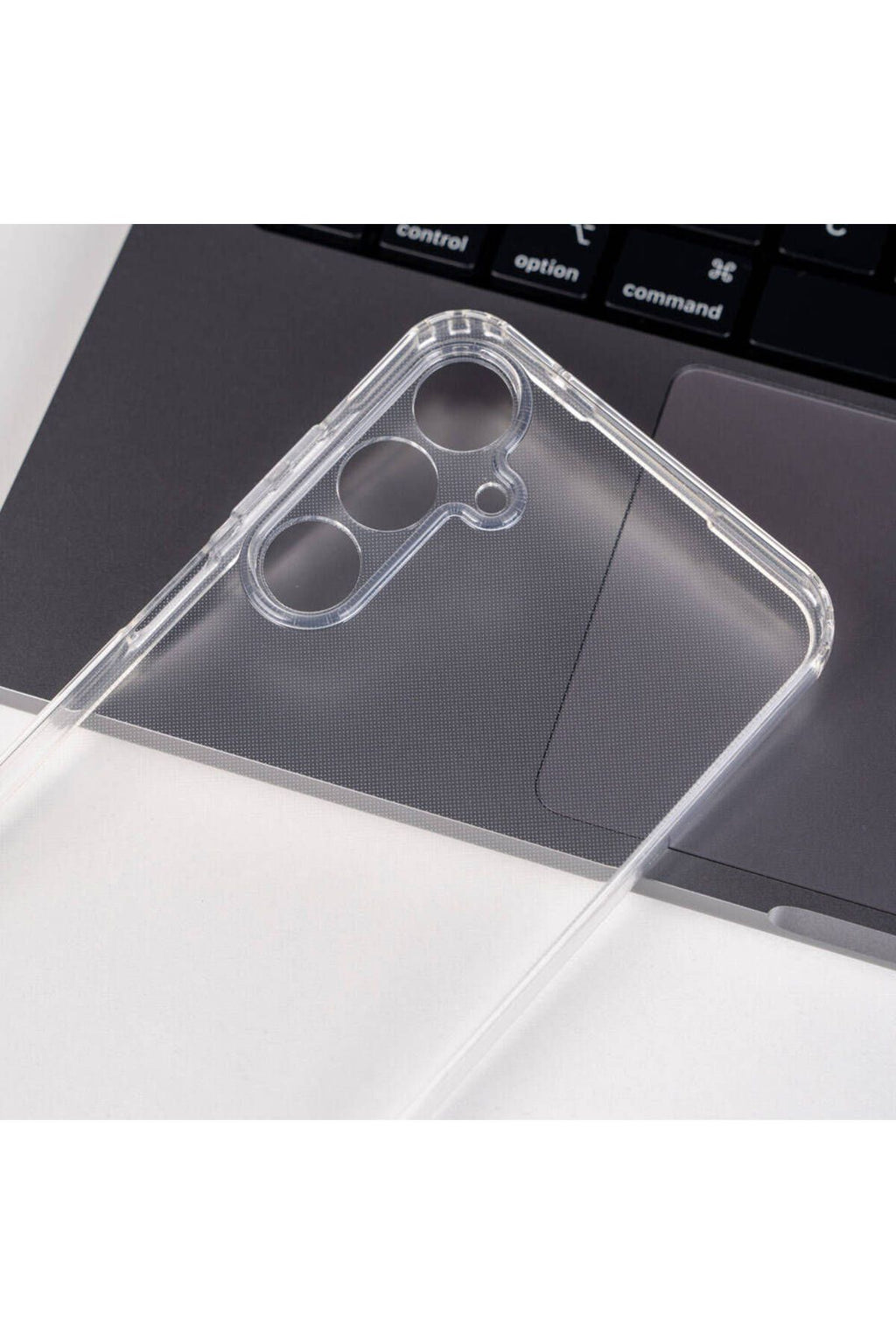 Galaxy A55 Kılıf Zore 2mm Anti Shock Silikon - Renksiz