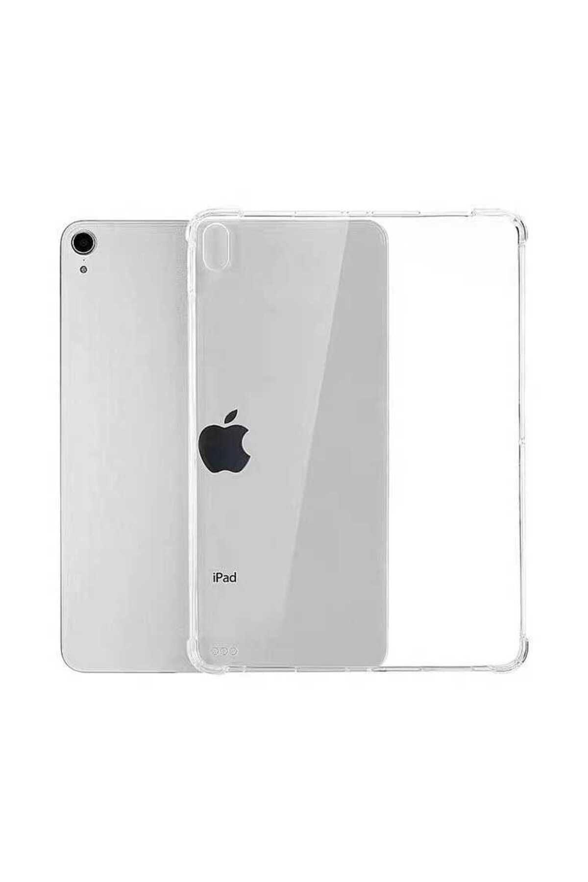 iPad 10.9 2022 (10.Nesil) - Uyumlu Uyumlu Zore Tablet Nitro Anti Shock Silikon Kapak-Renksiz