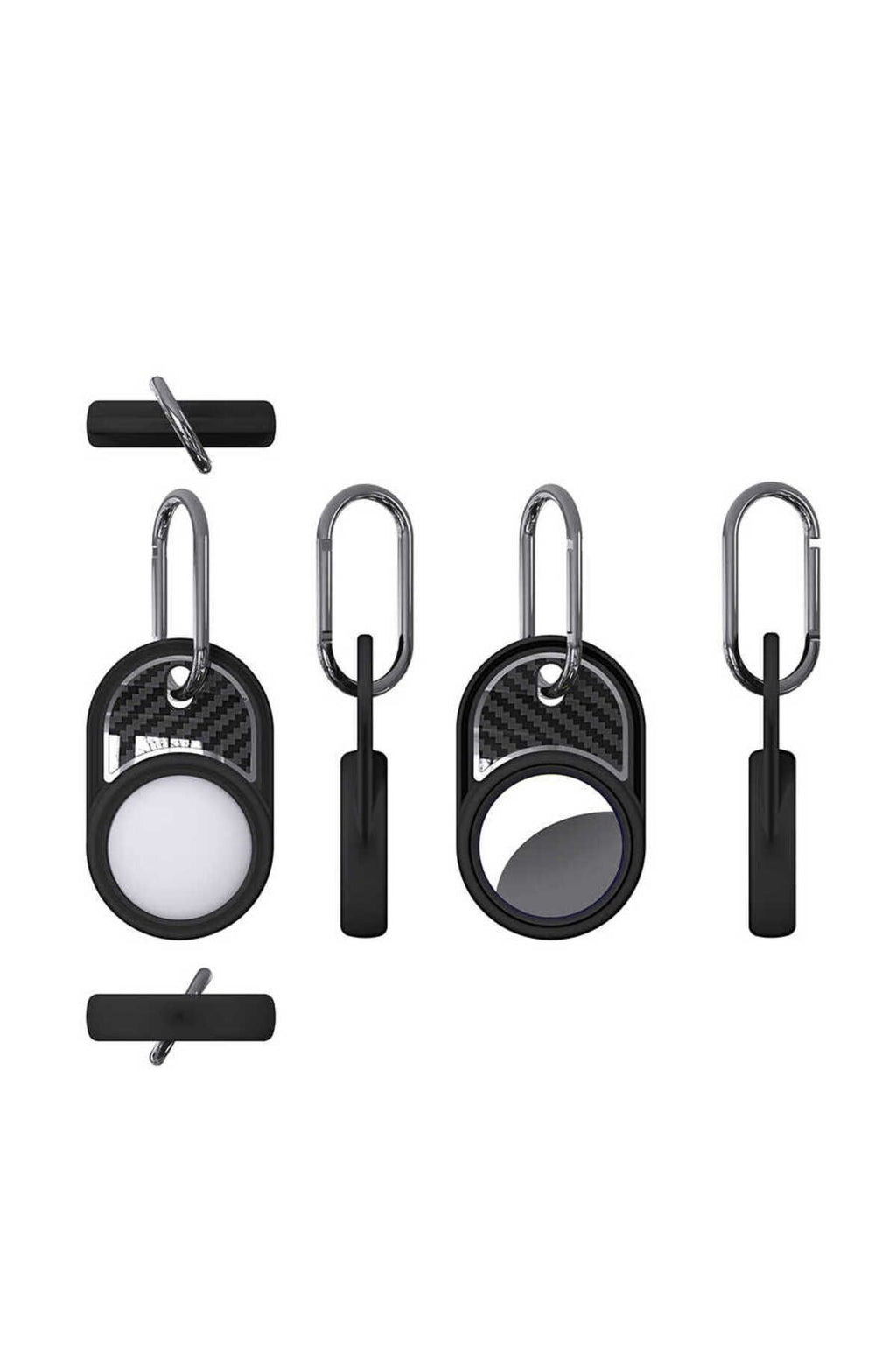 Airtag 05 Uyumlu Silikon Anahtarlık-Yeşil