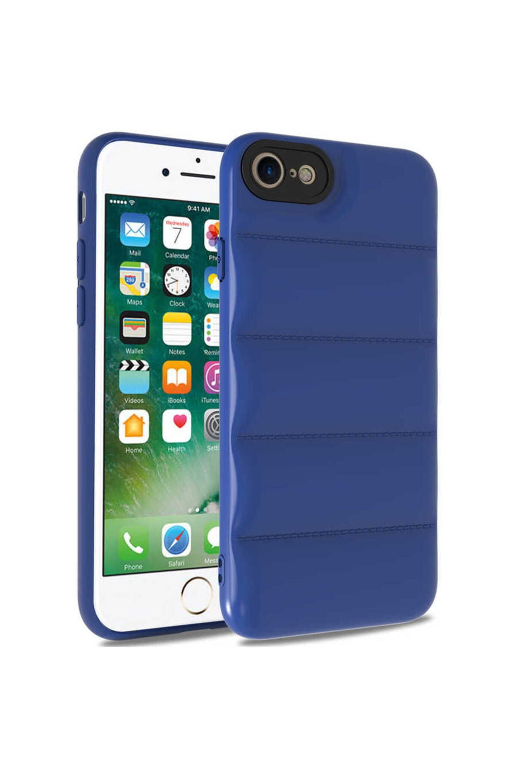 iPhone SE 2022 Uyumlu Zore Kasis Kılıf-Saks Mavi