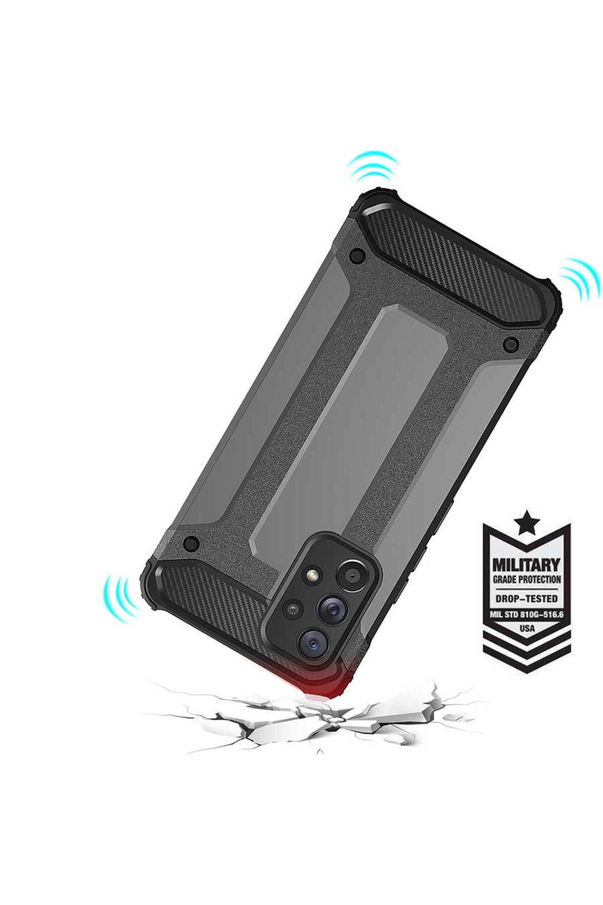 Galaxy A33 5G Kılıf Zore Crash Silikon Kapak - Kırmızı