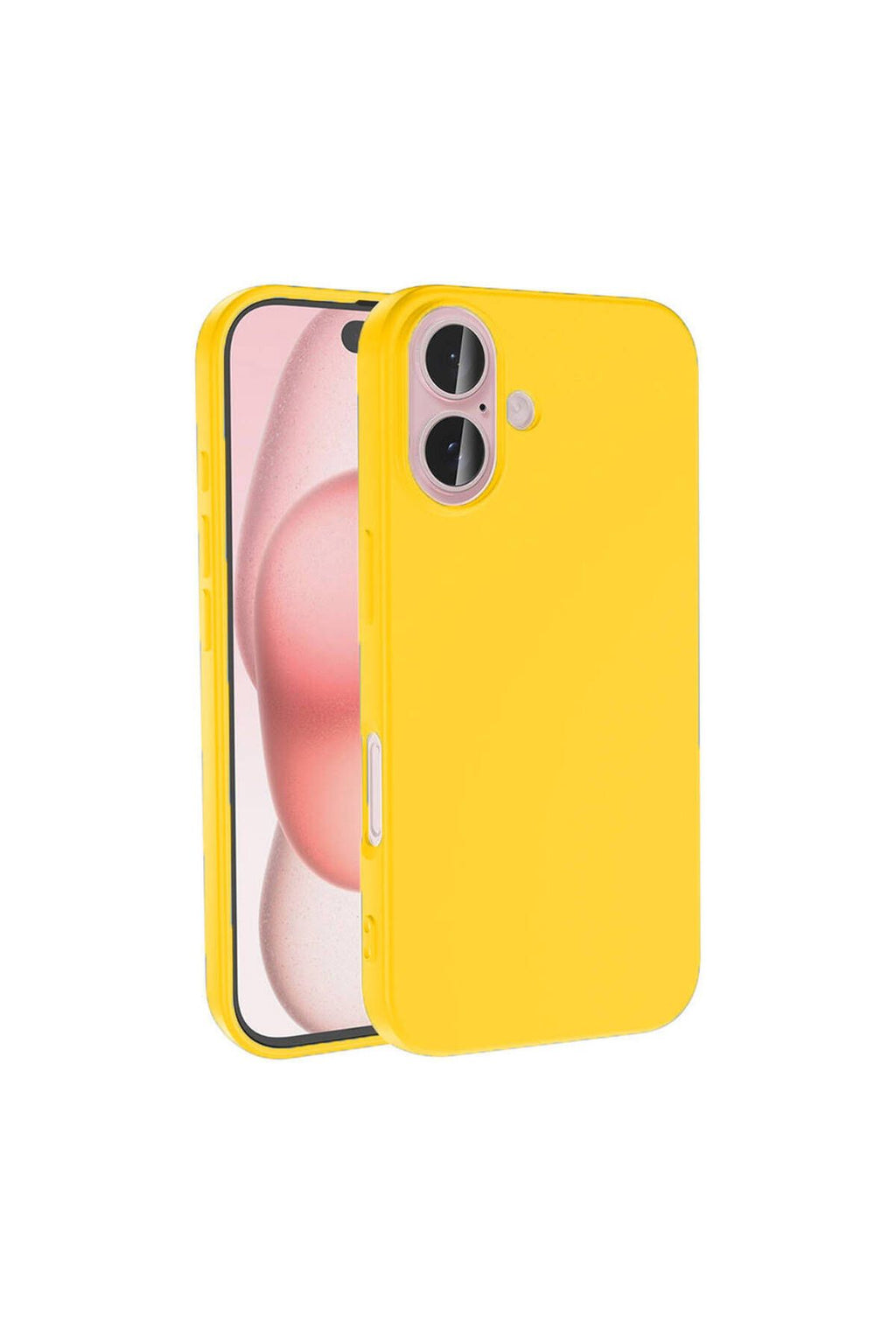 Apple iPhone 16 Kılıf Zore LSR Lansman Kapak-Sarı