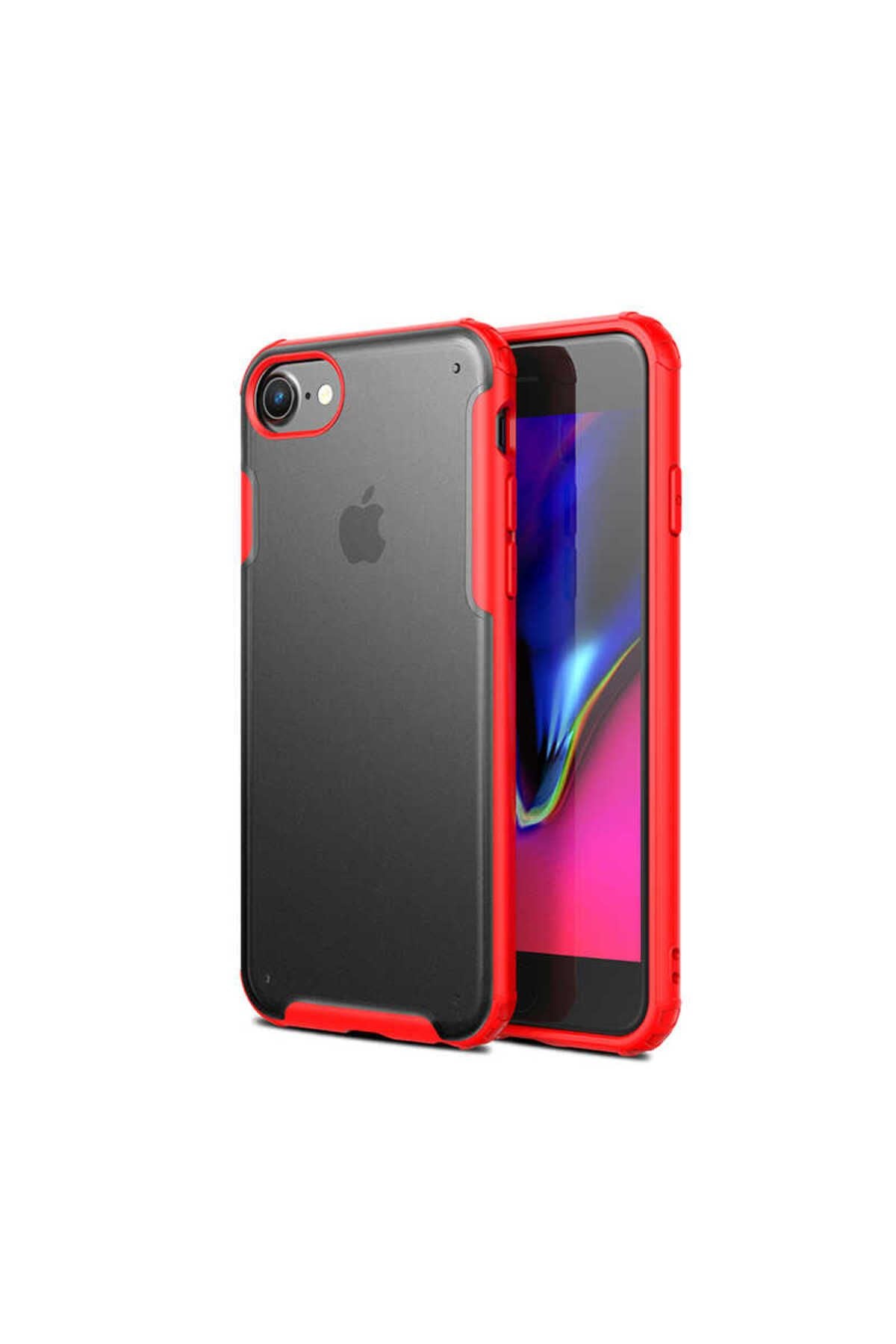 iPhone SE 2022 Uyumlu Zore Volks Kılıf-Kırmızı