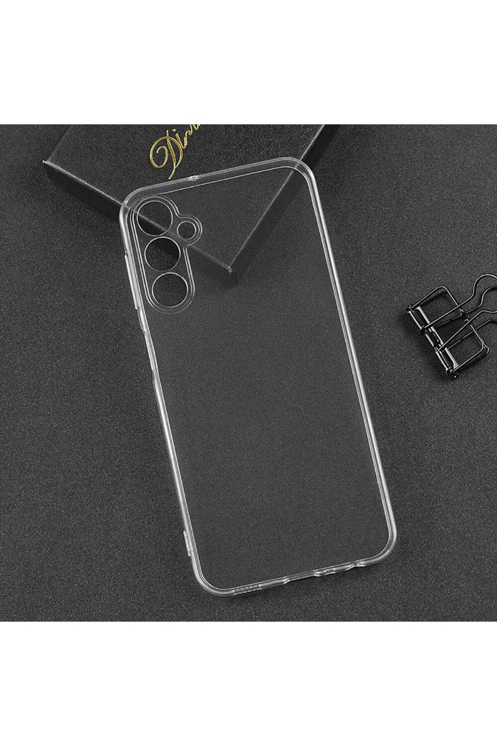 Galaxy A15 Kılıf TKNR Süper Silikon Kapak - Renksiz