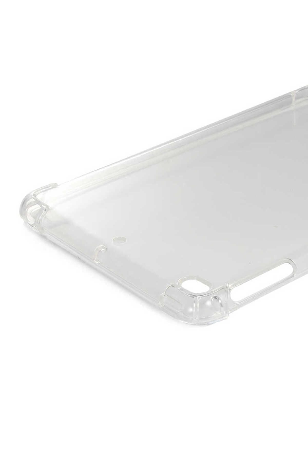 iPad Mini 5. Nesil - Uyumlu Uyumlu Zore Tablet Nitro Anti Shock Silikon Kapak-Renksiz