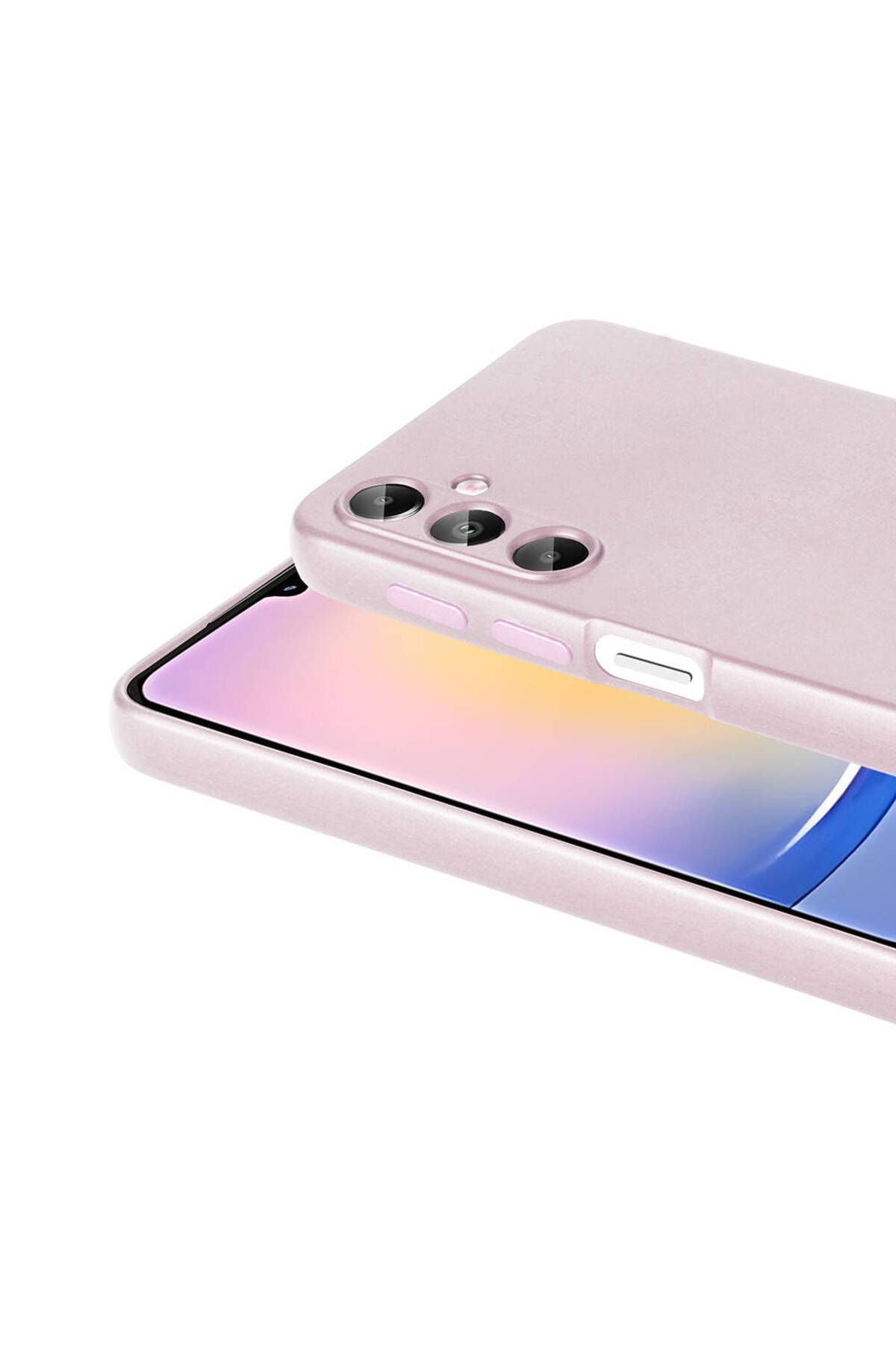 Galaxy A25 Kılıf Zore Premier Silikon Kapak - Mürdüm