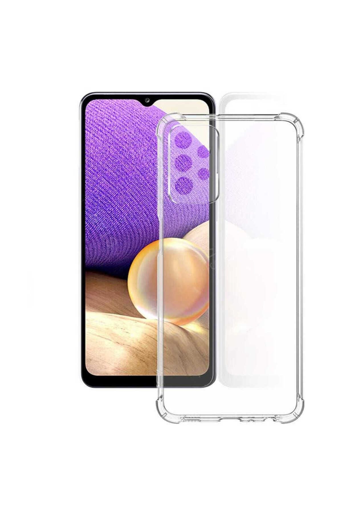 Galaxy A13 4G Kılıf RNTC Kamera Korumalı Nitro Anti Shock Silikon - Renksiz