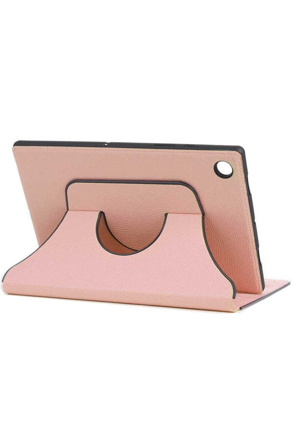 Galaxy Tab A8 10.5 SM-X200 (2021)  Uyumlu Zore Fest Dönebilen Standlı Kılıf-Pudra