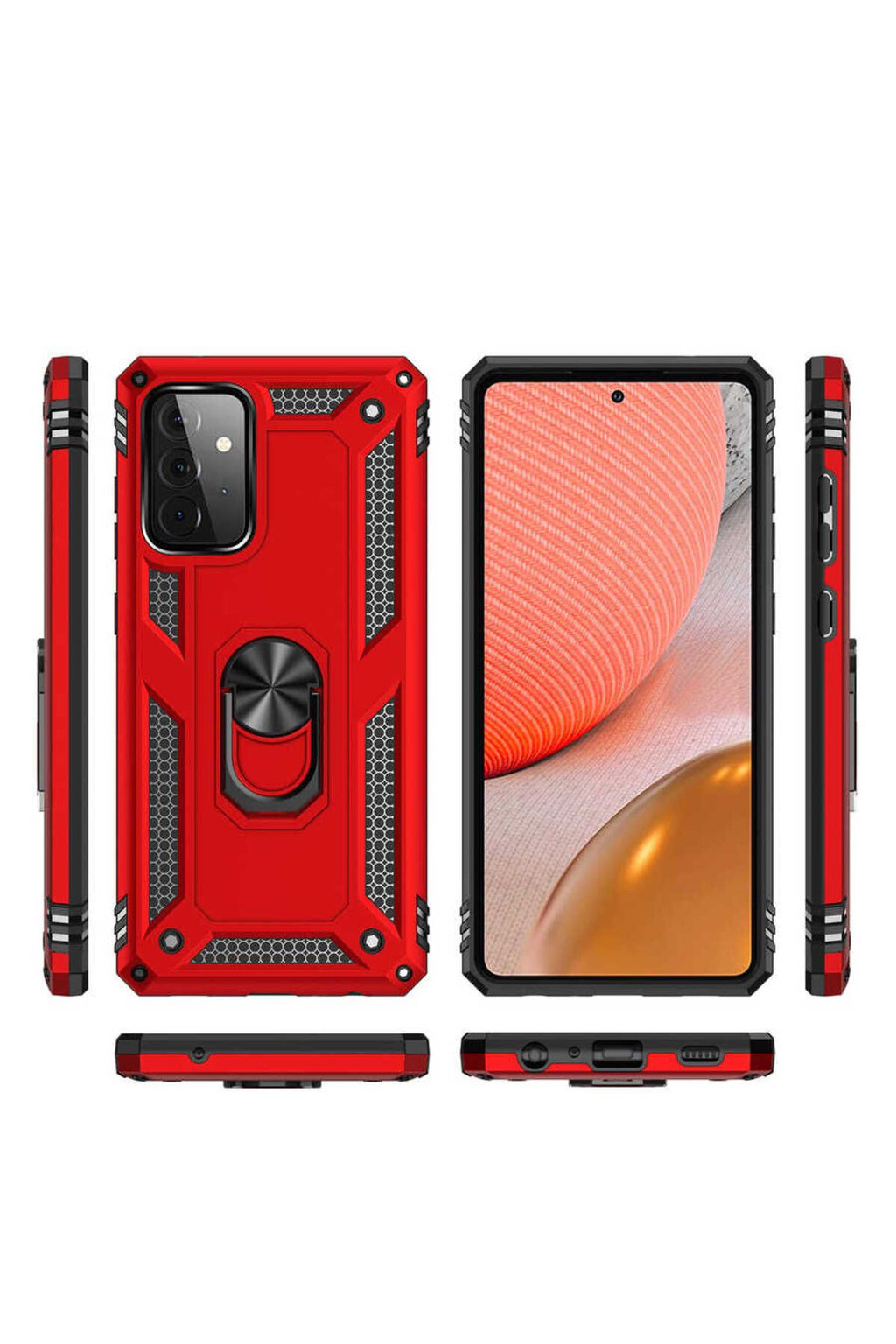 Galaxy A52 Kılıf Zore Vega Kapak - Siyah