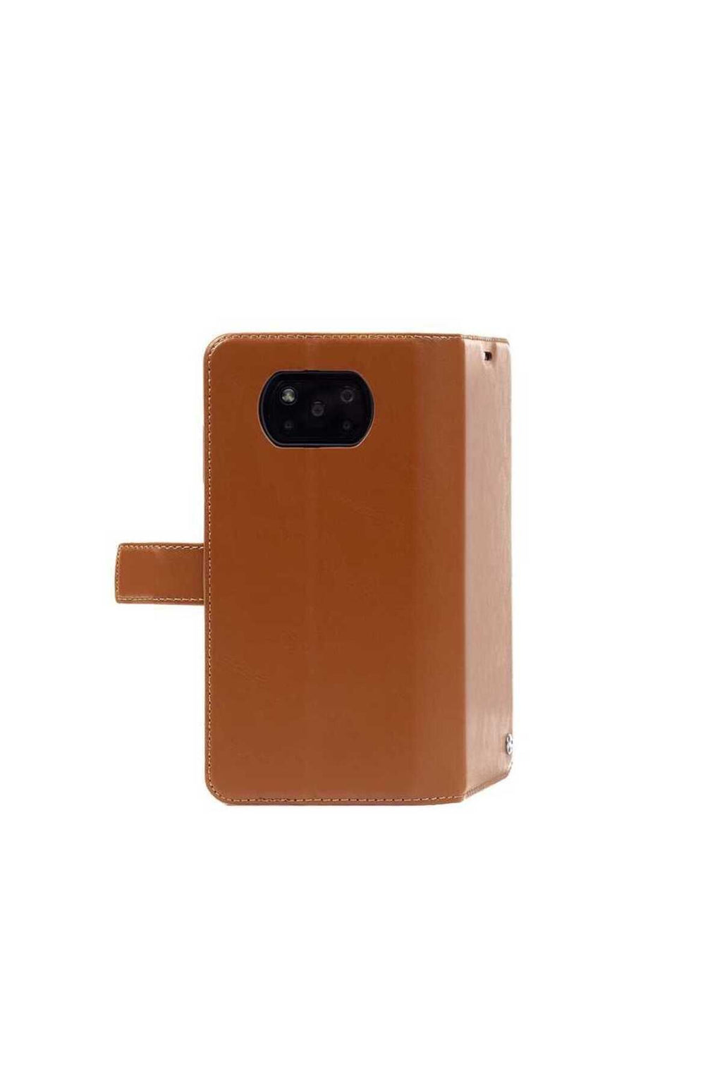 Galaxy A33 5G Kılıf Zore Kar Deluxe Kapaklı Kılıf - Gold