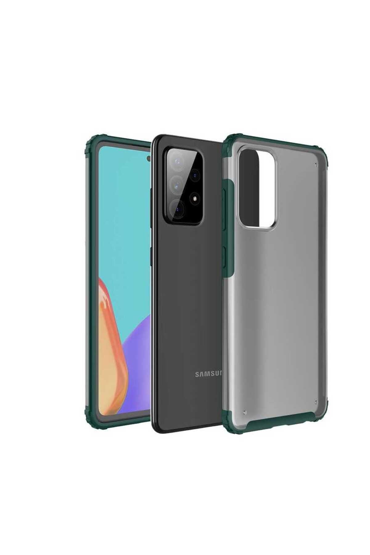 Galaxy A52 Kılıf RNTC Volks Kapak - Koyu Yeşil