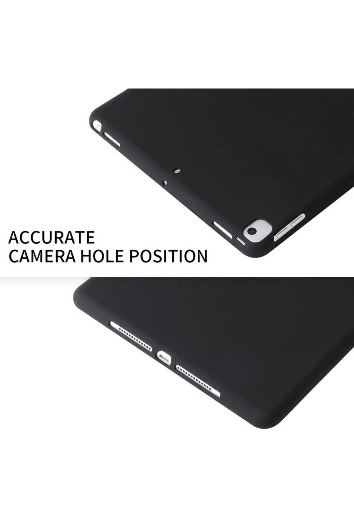 iPad 10.2 (8.Nesil) - Uyumlu Uyumlu Zore Sky Tablet Silikon-Pembe Koyu