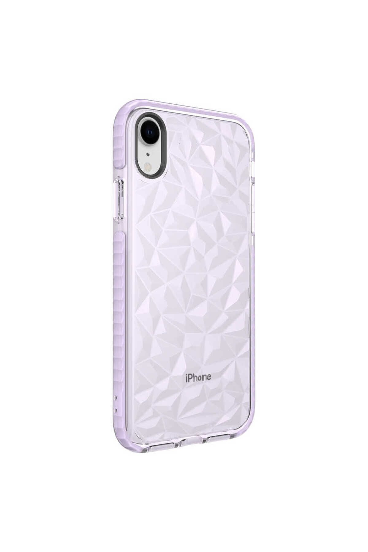 iPhone XR 6.1 Kılıf Zore Buzz Kapak - Mor