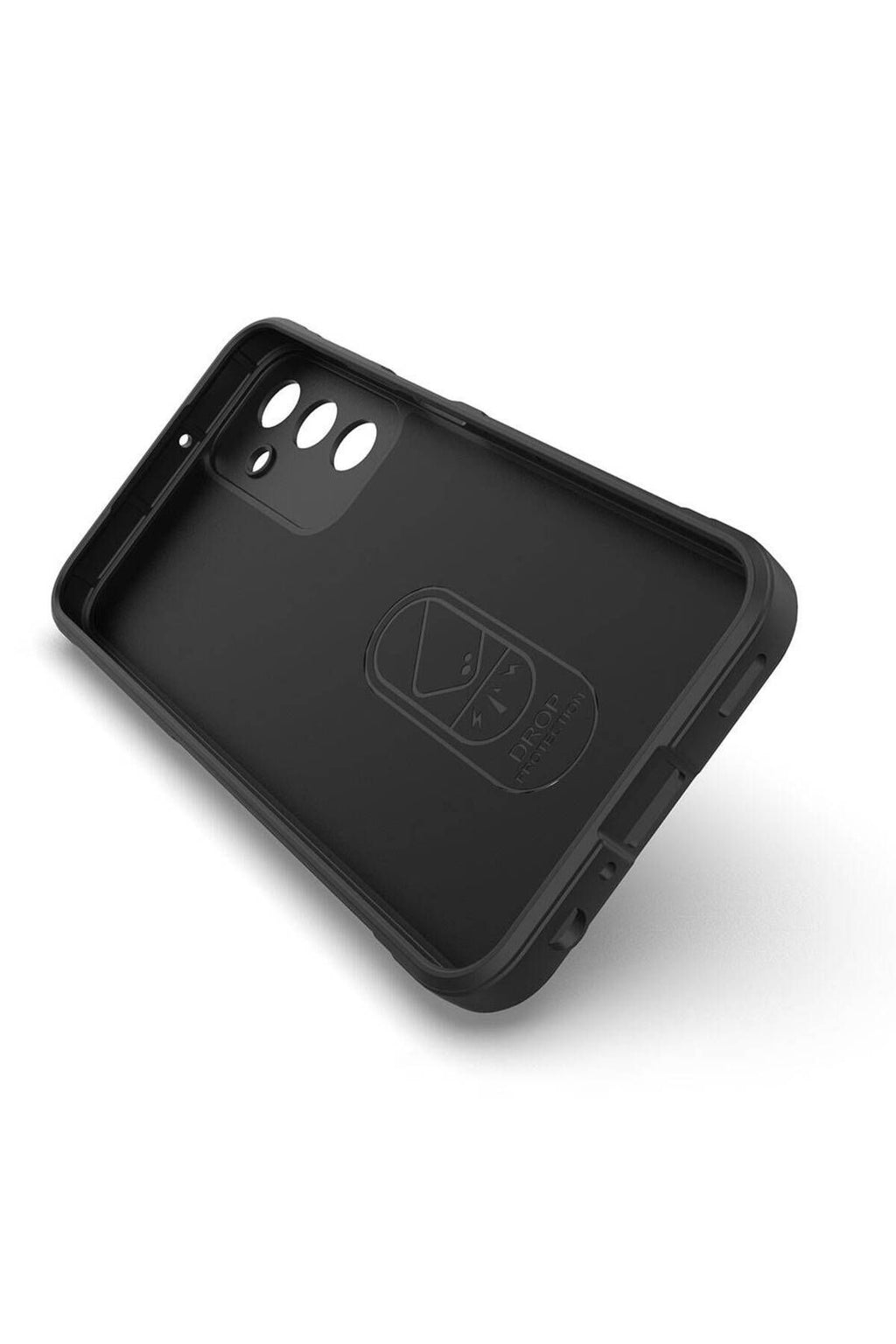 Galaxy A25 Kılıf Esnek TPU Oyuklu Arka Yüzey Tasarımlı Zore Etnik Silikon Kapak - Kırmızı