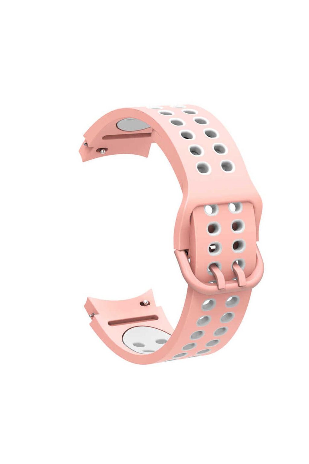 Galaxy Watch 4 Classic 46mm KRD-02 Uyumlu Zore Kordon-Pembe-Beyaz