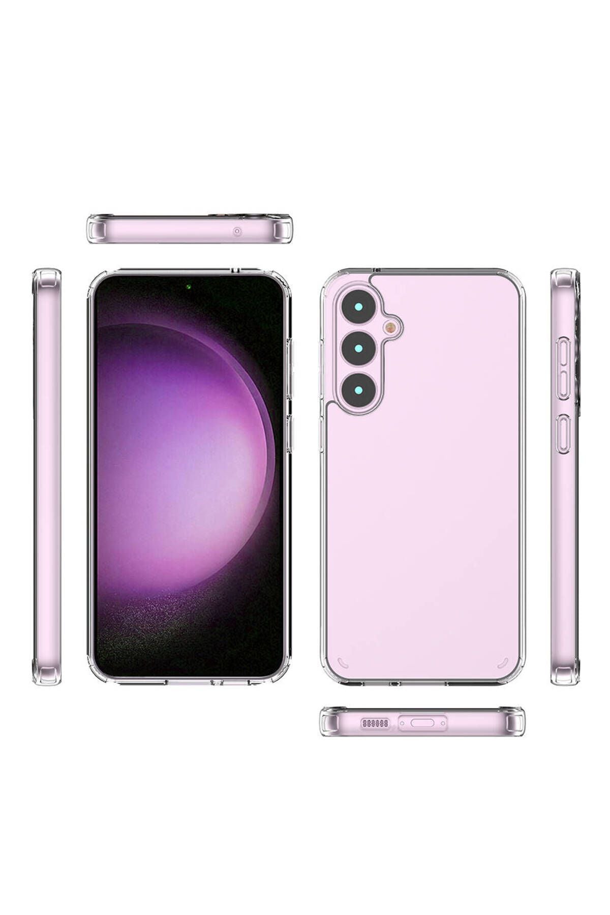 Galaxy S23 FE Uyumlu Zore Coss Kılıf-Renksiz