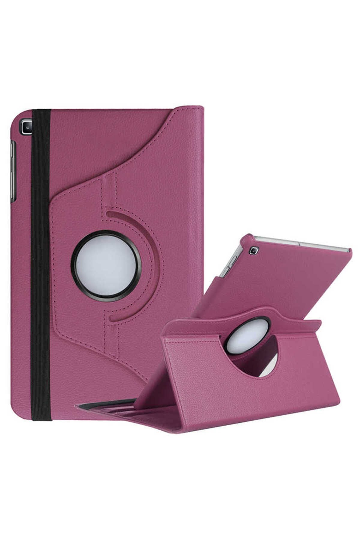 Galaxy Tab A 10.1 (2019) T510  Uyumlu Zore Dönebilen Standlı Kılıf-Mavi