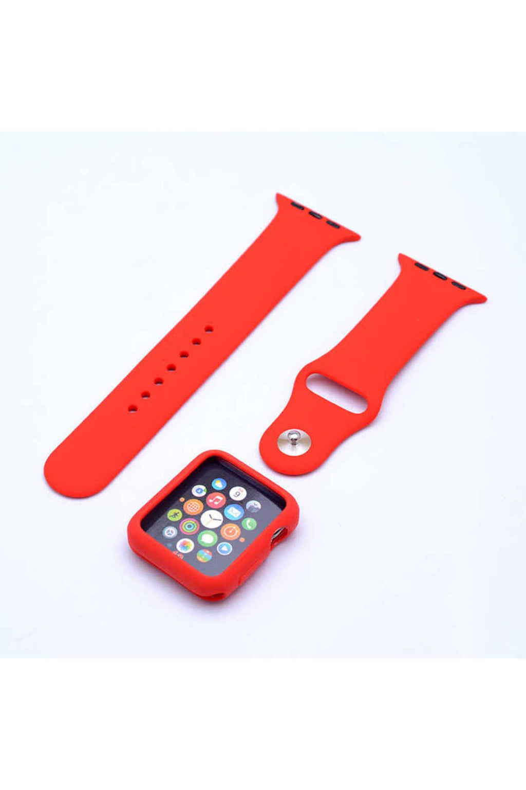 Watch 42mm Uyumlu 3 in 1 Klasik Zore Kordon-Pembe