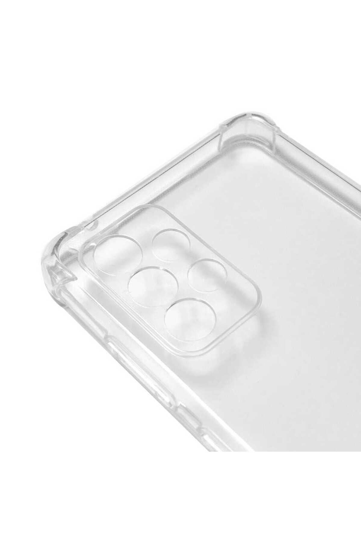 Galaxy A52 Kılıf Zore Kamera Korumalı Nitro Anti Shock Silikon - Renksiz