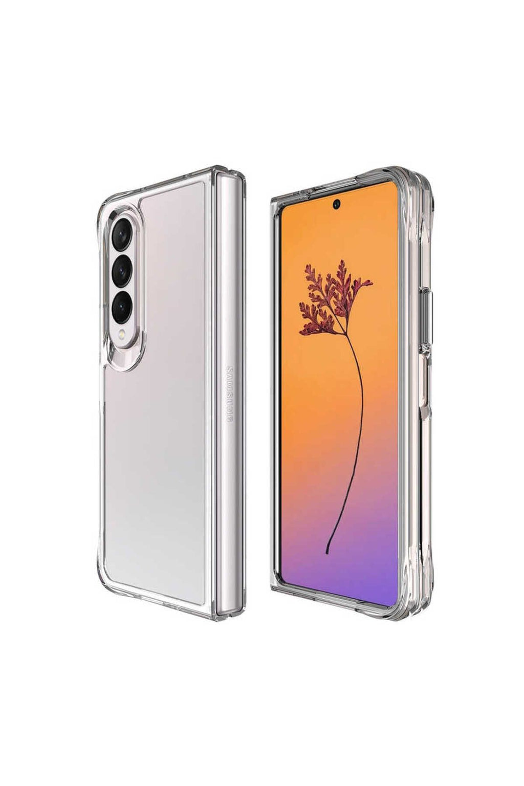 Galaxy Z Fold 4 Uyumlu PAK Vonn Kılıf-Renksiz