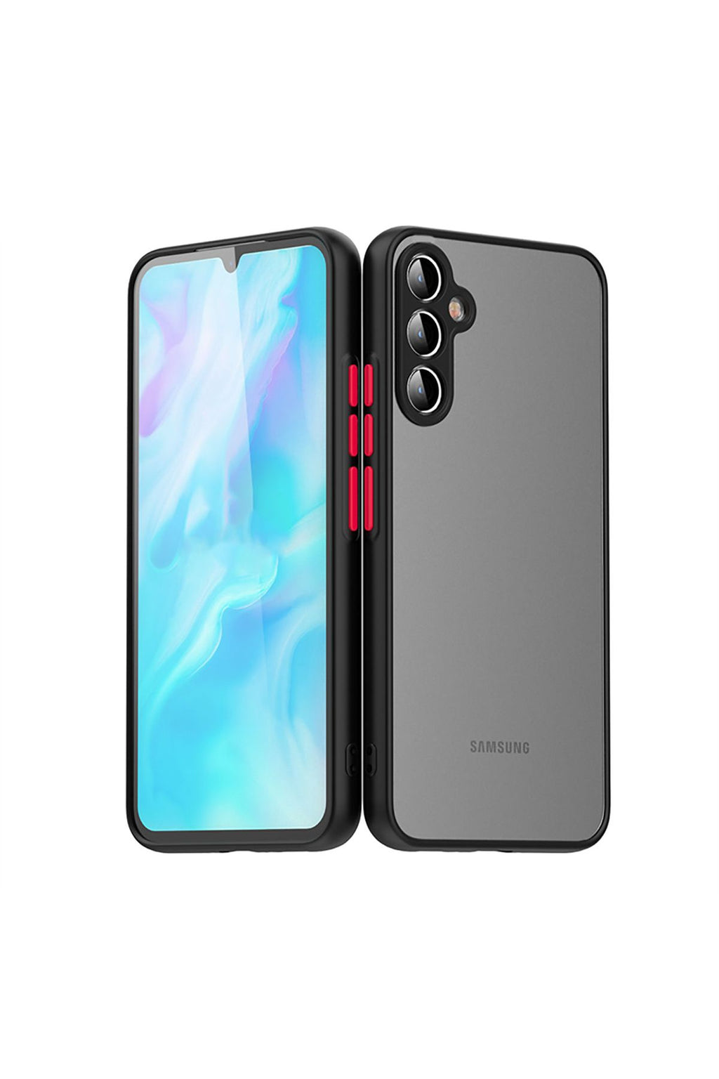 Galaxy A14 Kılıf Zore Hux Kapak - Lacivert