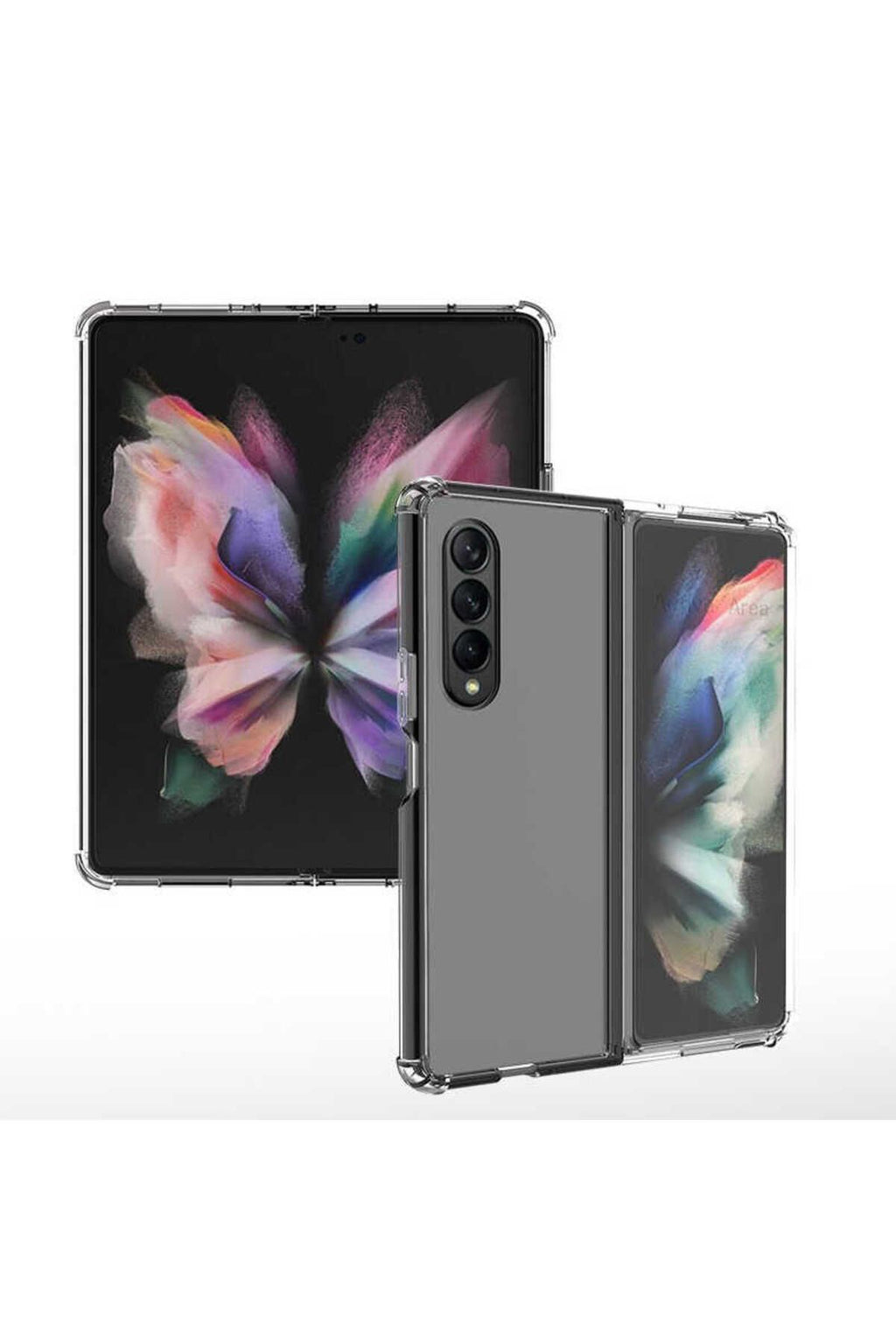 Galaxy Z Fold 4 Uyumlu Zore Nitro Anti Shock Silikon-Renksiz
