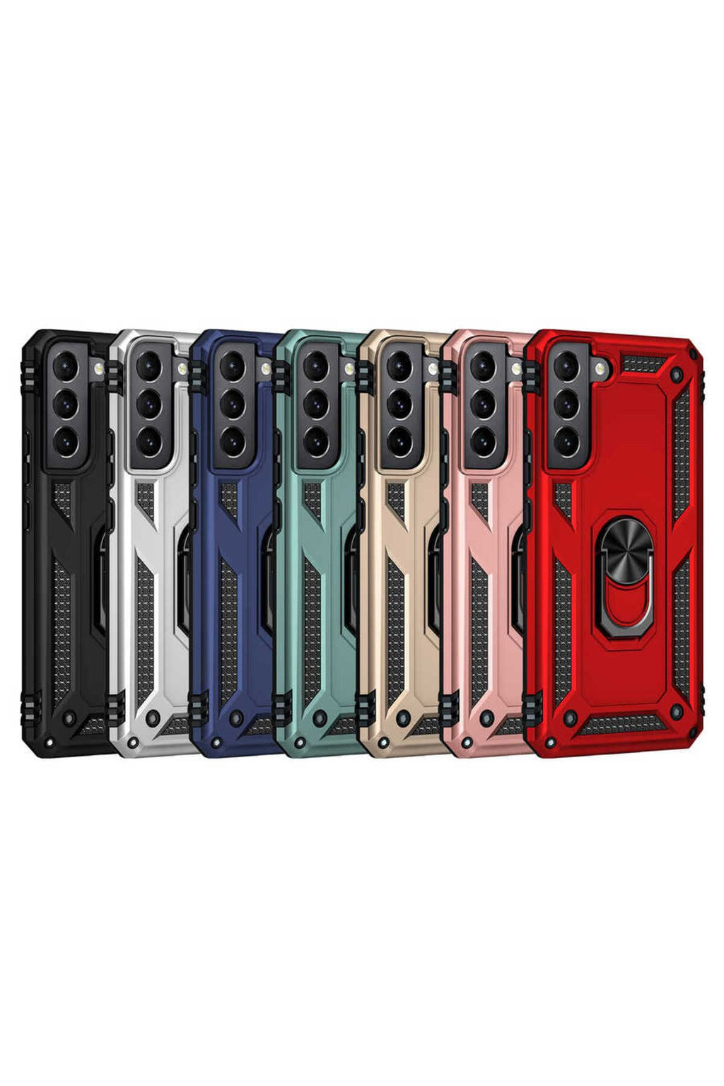 Galaxy S22 Uyumlu Zore Vega Kılıf-Kırmızı