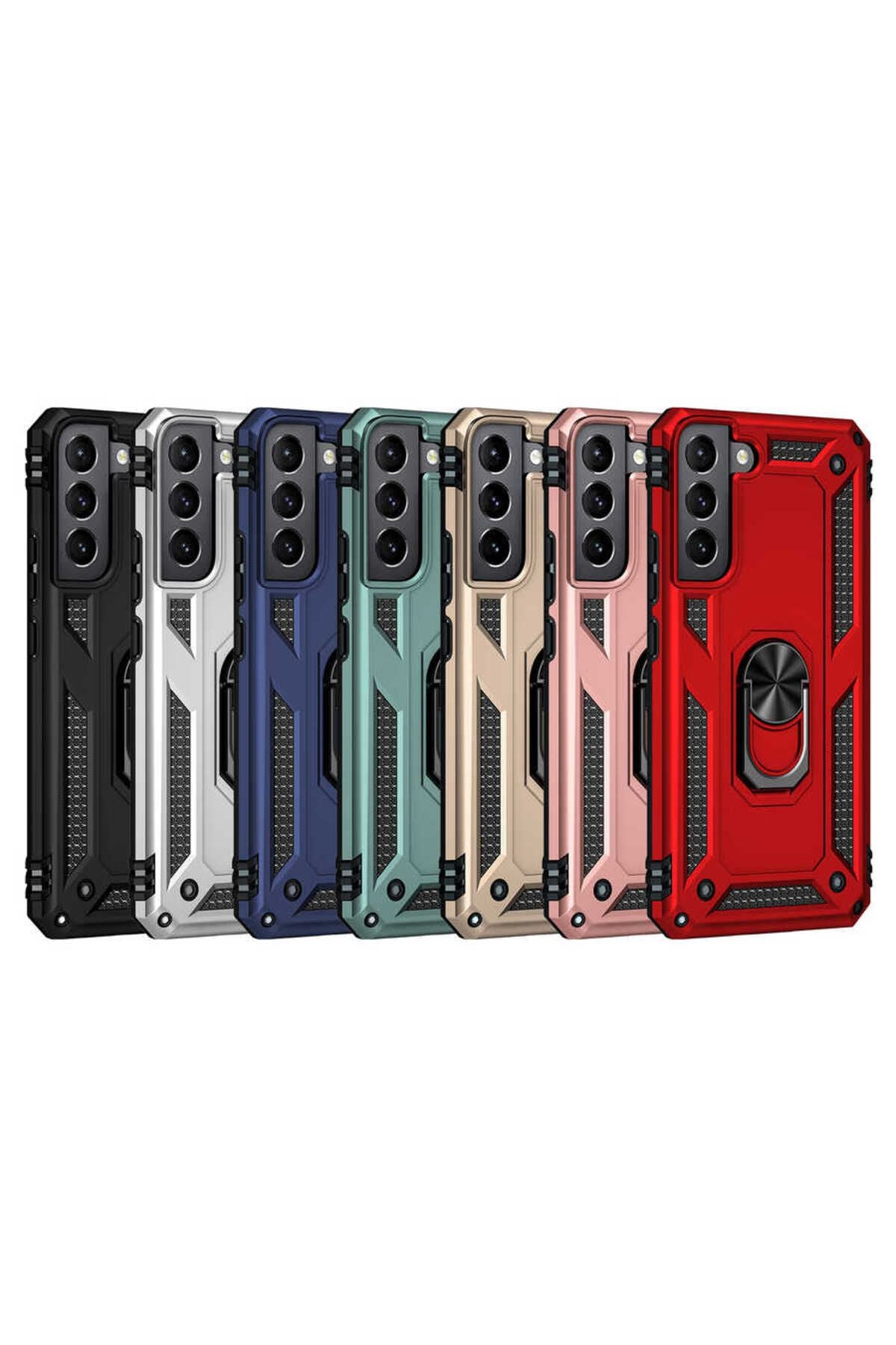 Galaxy S22 Uyumlu Zore Vega Kılıf-Kırmızı