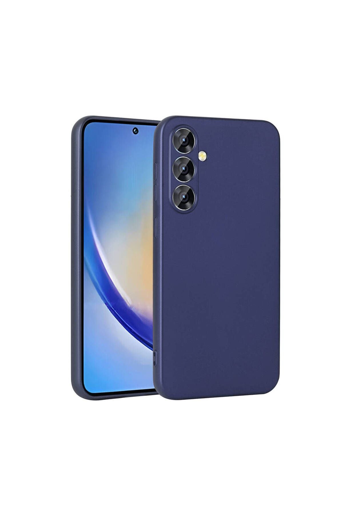 Galaxy A35 Kılıf Zore Premier Silikon Kapak - Lacivert