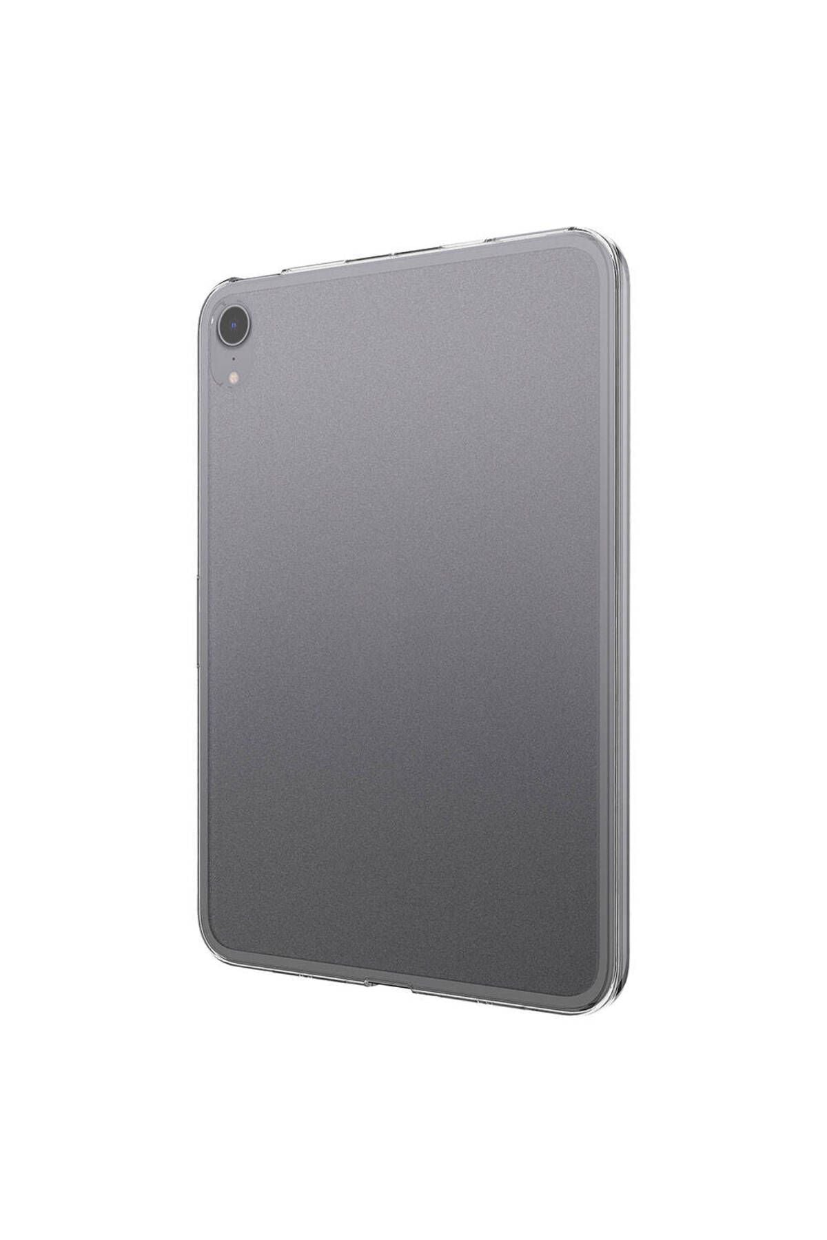 iPad Mini 2021 (6 Nesil) Kılıf Uyumlu Zore Tablet Süper Silikon Kapak-Renksiz
