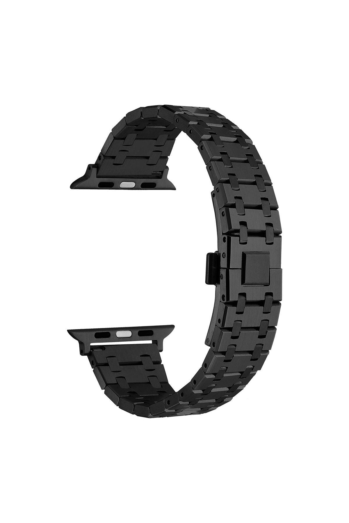 Watch Ultra 49mm Uyumlu KRD-83 Metal Zore Kordon-Rose Gold
