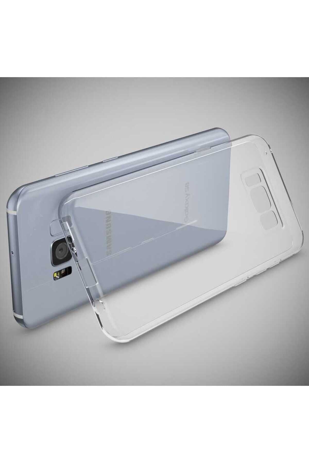Galaxy S8 Plus Kılıf Zore Süper Silikon Kapak - Renksiz