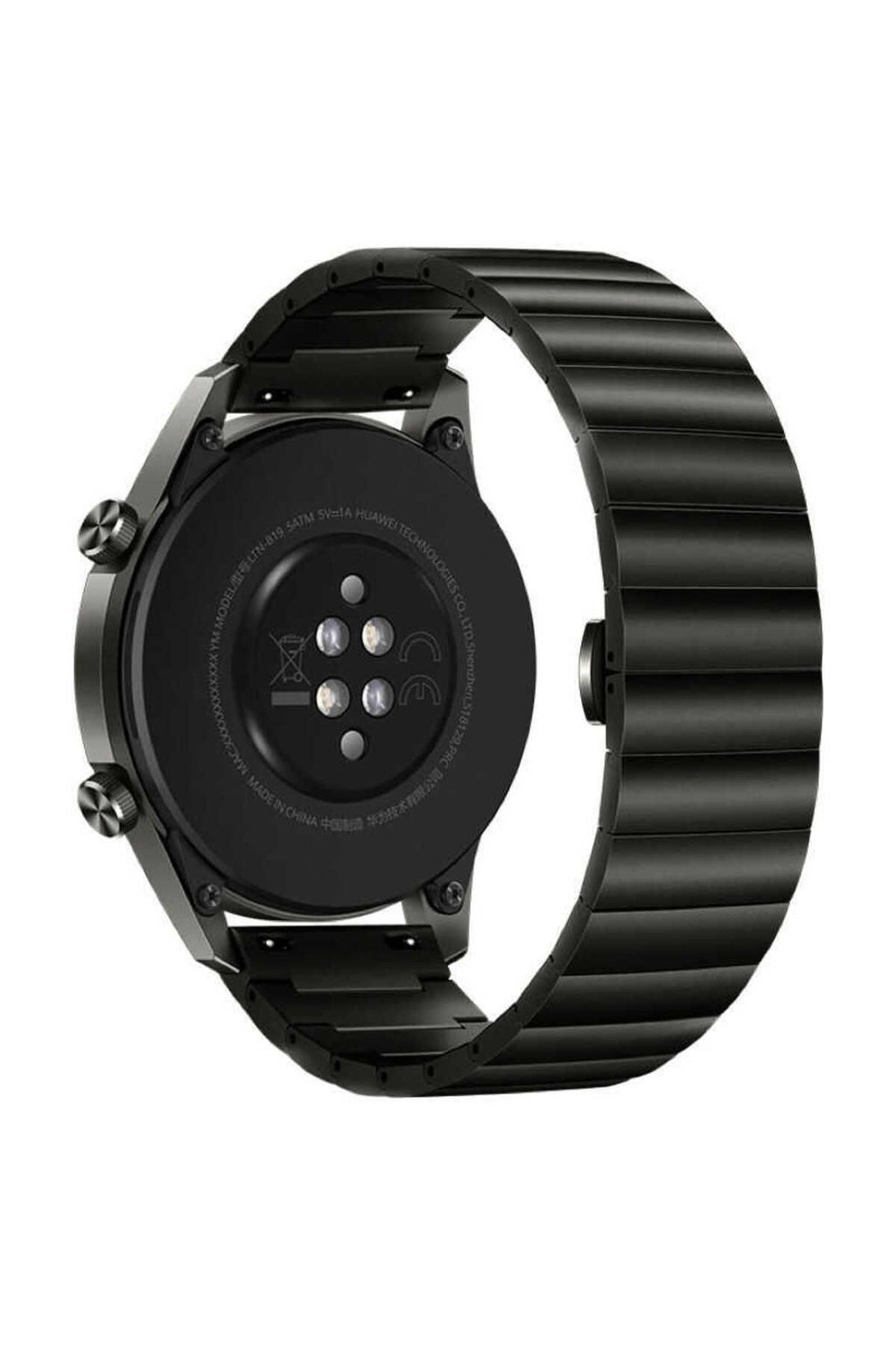 Galaxy Watch 46mm (22mm) Uyumlu KRD-16 Metal Zore Kordon-Siyah