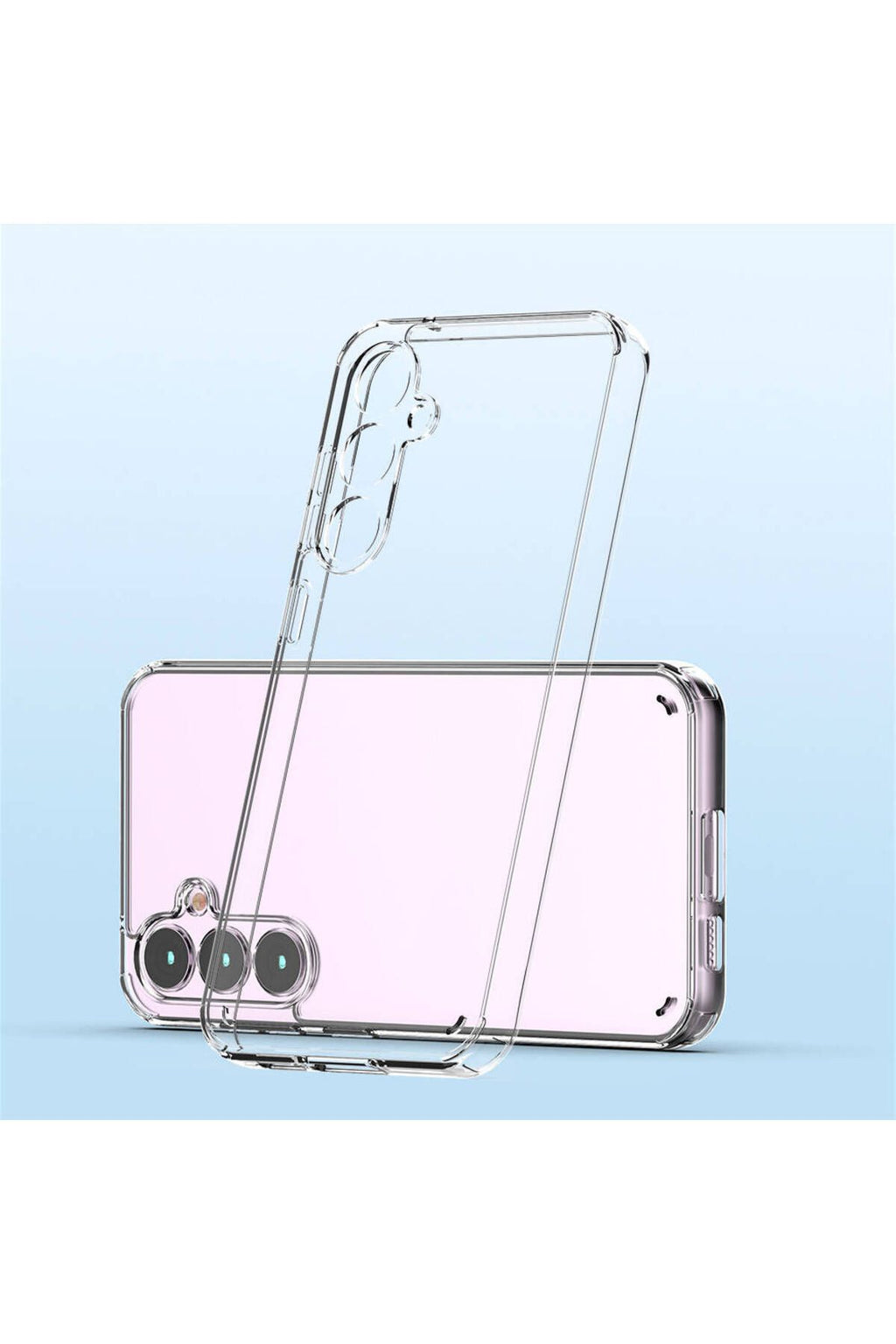 Galaxy S23 FE Uyumlu Zore Coss Kılıf-Renksiz