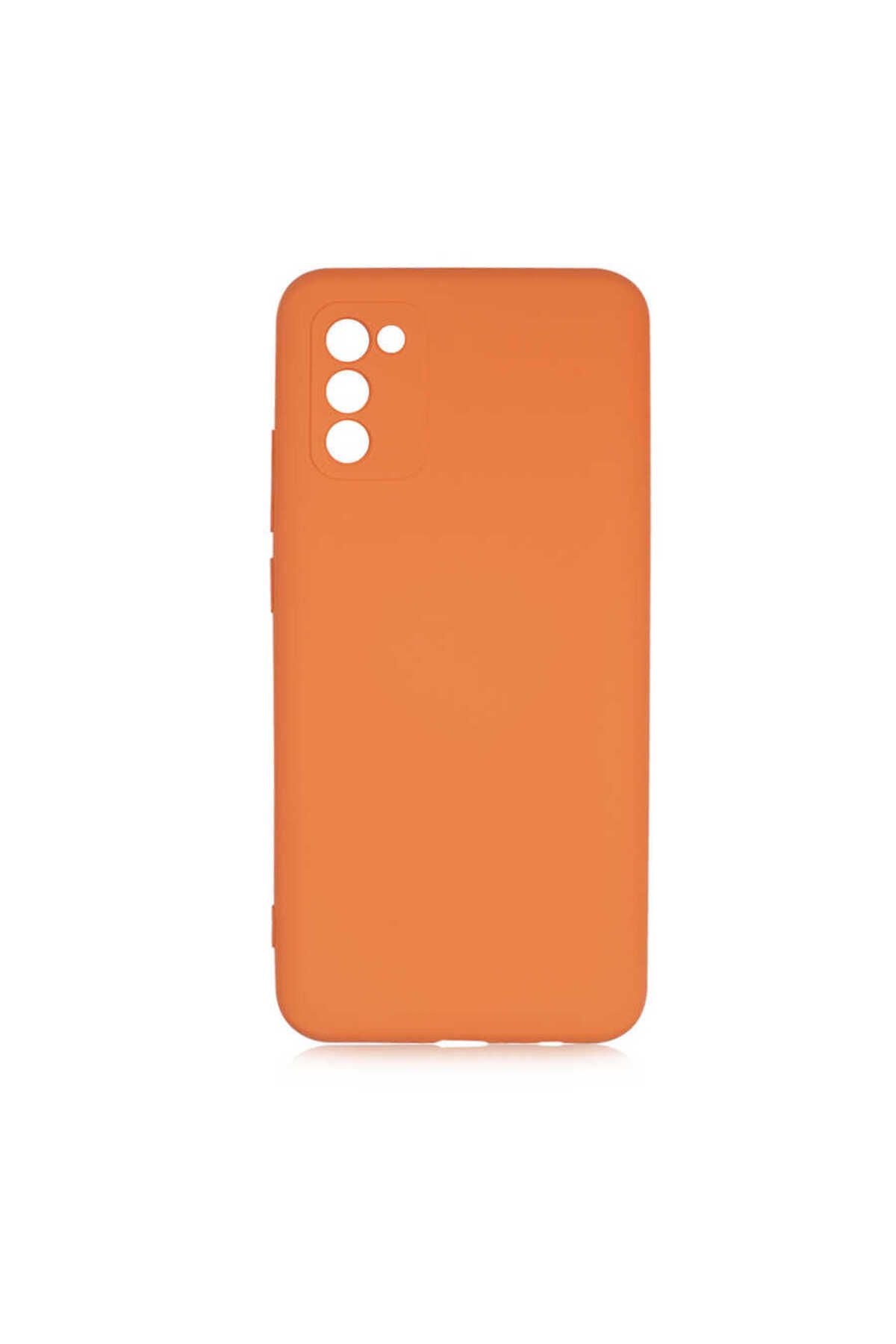 Galaxy A02S Kılıf Zore Mara Lansman Kapak - Turuncu