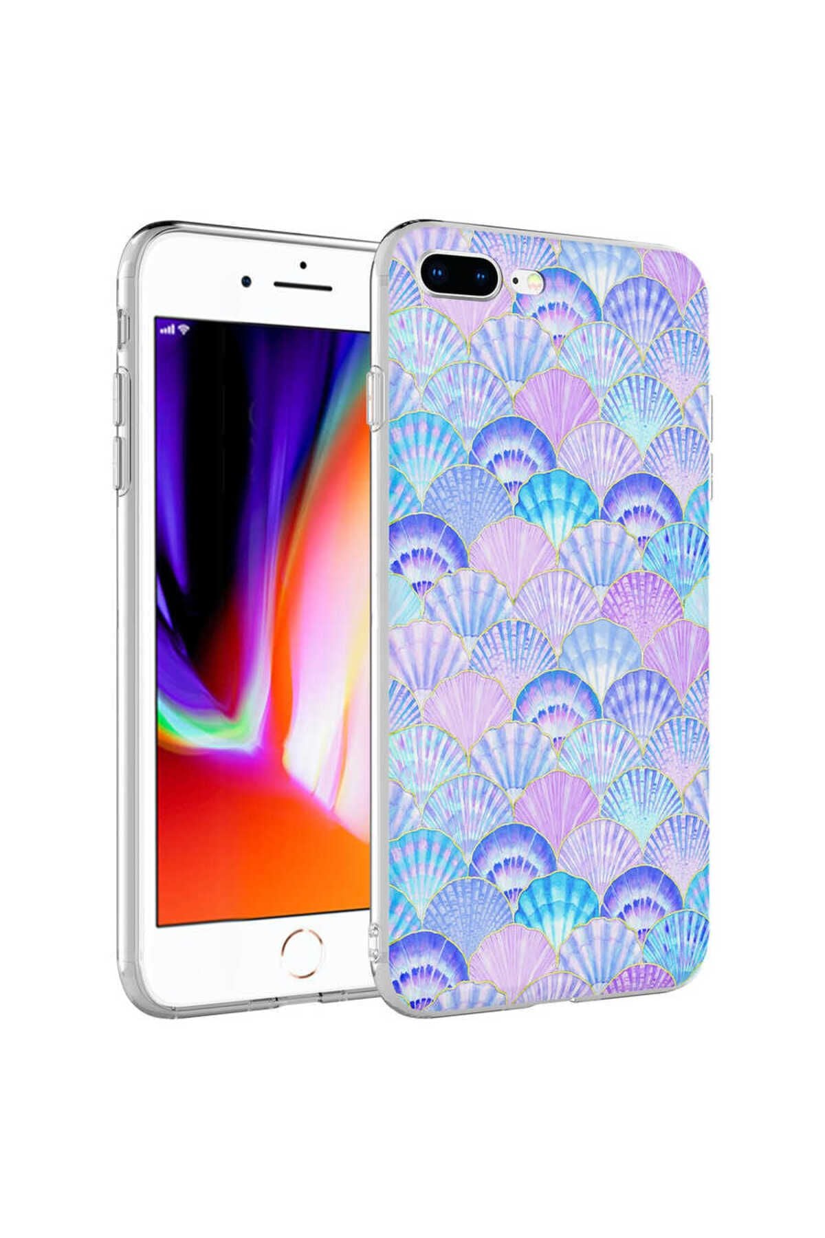 iPhone 8 Plus Kılıf Zore Bella Kapak - Lila