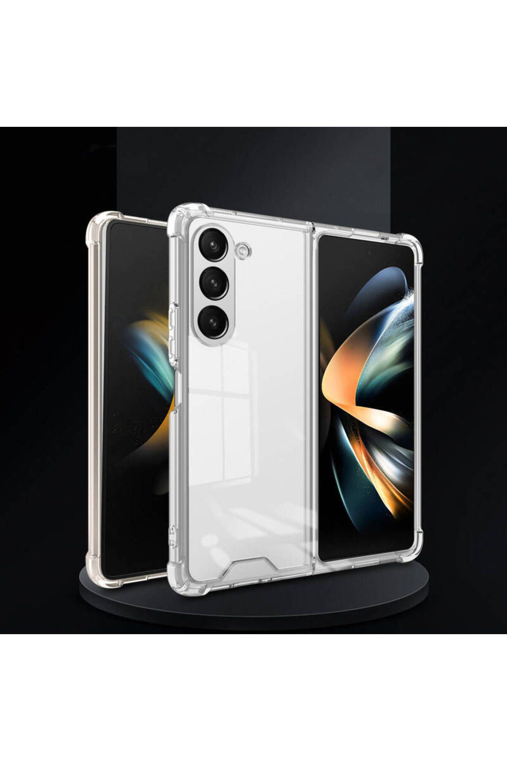 Galaxy Z Fold 5 - Uyumlu Hikmetli Nitro Anti Shock Silikon-Renksiz